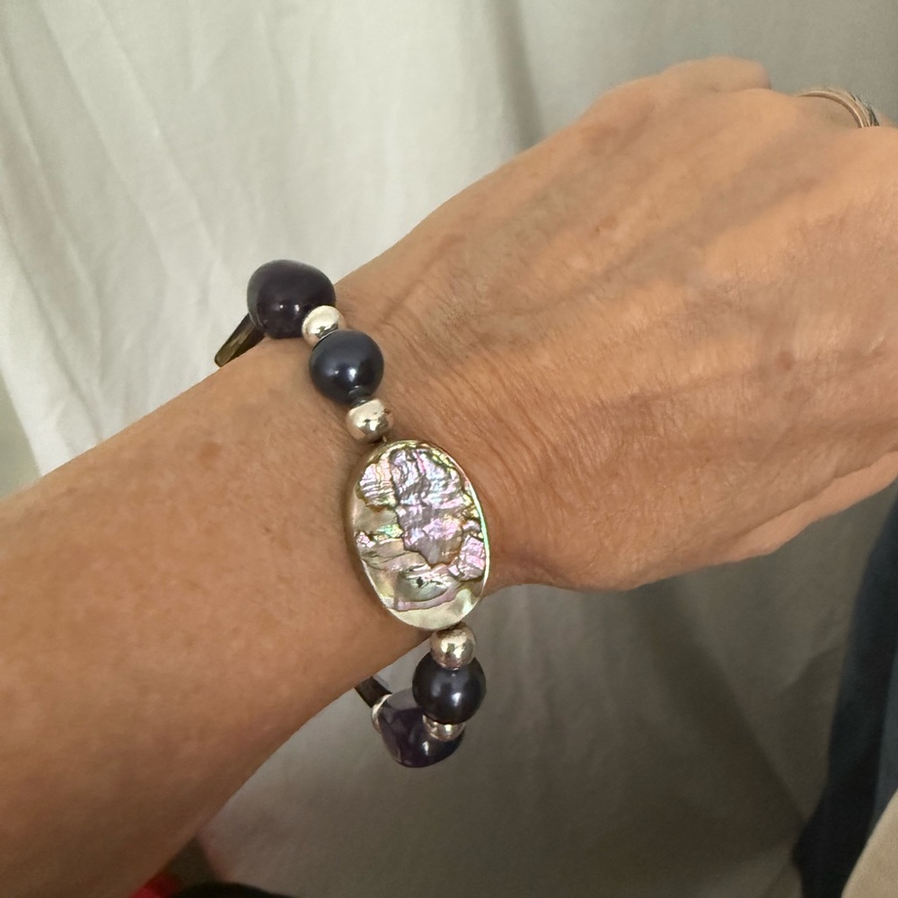 Abalone With mixed Beads bracelet